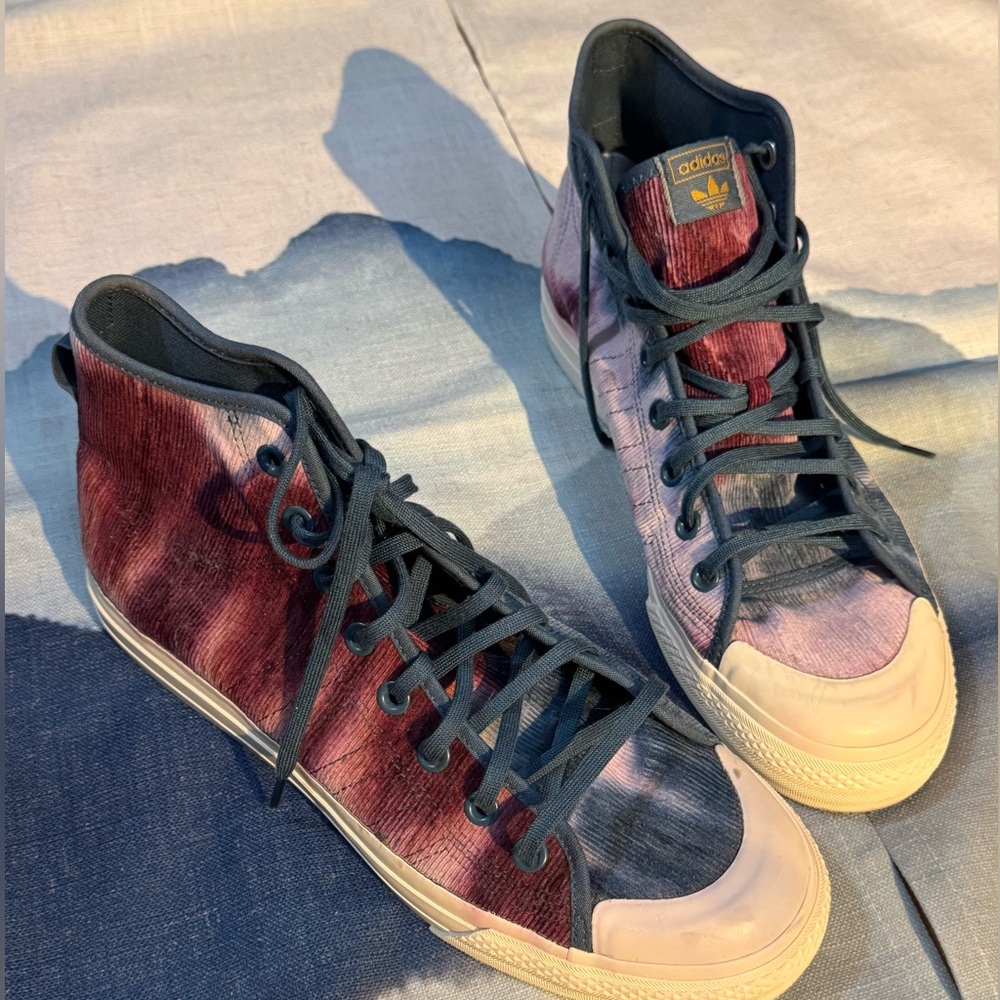 Adidas Nizza Hi Tie dyed corduroy - Men’s Size 11